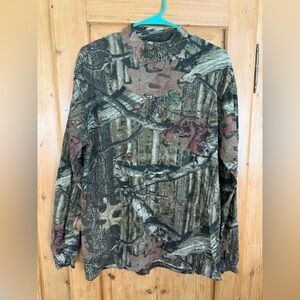 Yukon Gear Men's Camo Long Sleeve Shirt Brown/Green Size Medium